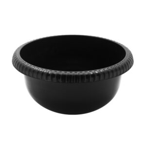 Miska plastikowa z karbowanym rantem o pojemności 8 litrów, idealna do kuchni i ogrodu. Trwała, lekka i łatwa w czyszczeniu, doskonała do różnych zastosowań domowych i ogrodniczych.