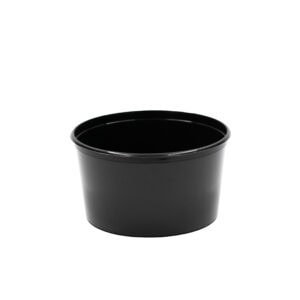 Uniwersalna plastikowa pokrywka gastronomiczna wypukła, idealna do różnych pojemników spożywczych, zapewniająca szczelne zamknięcie i ochronę żywności.