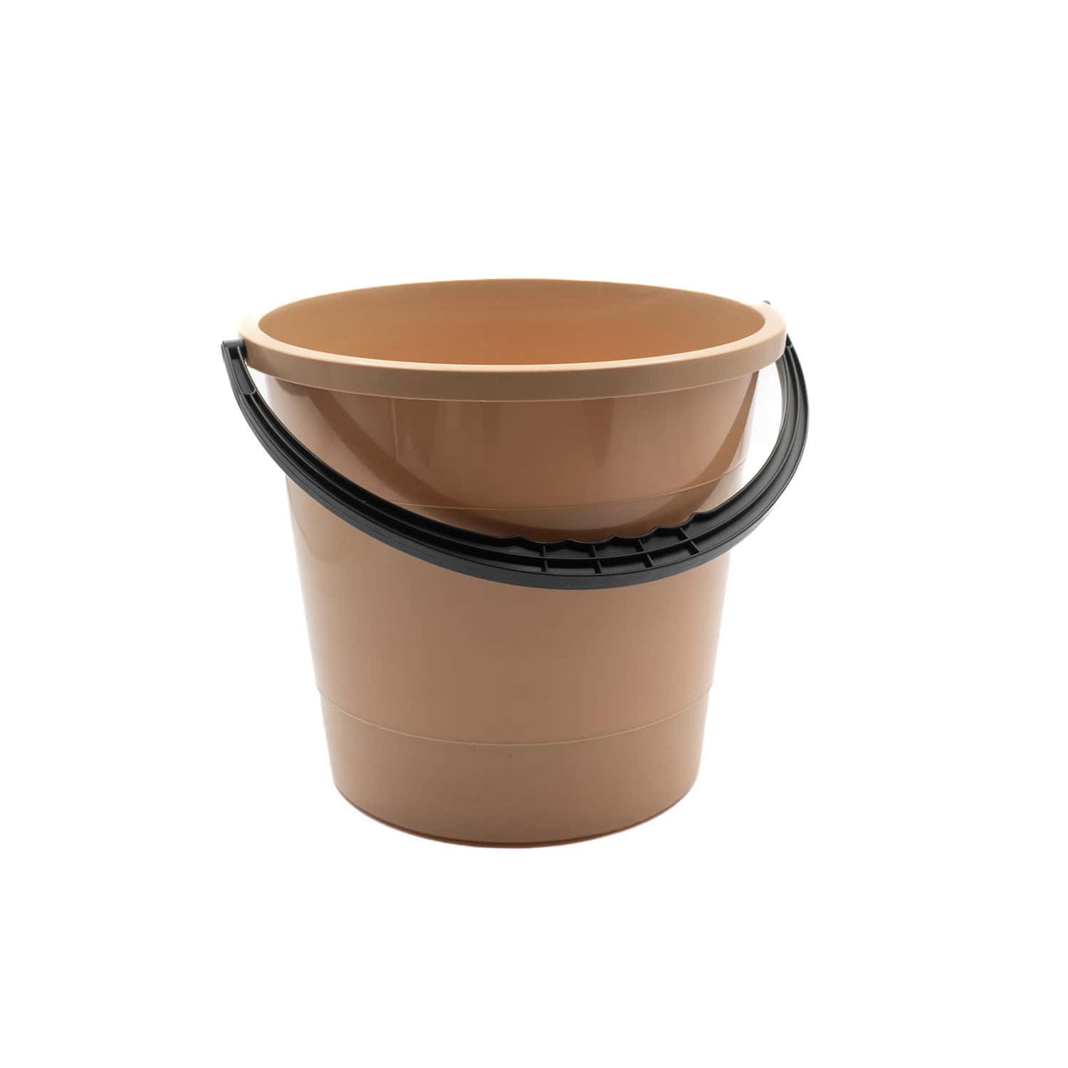 Kosz na kwiaty z uchwytami, idealny do ogrodu i balkonów, wykonany z trwałego tworzywa, zapewnia wygodne przenoszenie i estetyczny wygląd dla roślin i kwiatów.