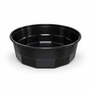 Pojemnik plastikowy gastronomiczny 0,35 L Czarny